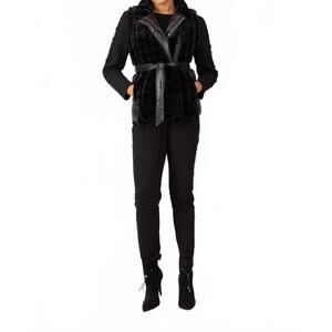NEW BEREK luxe furalicious vest in black